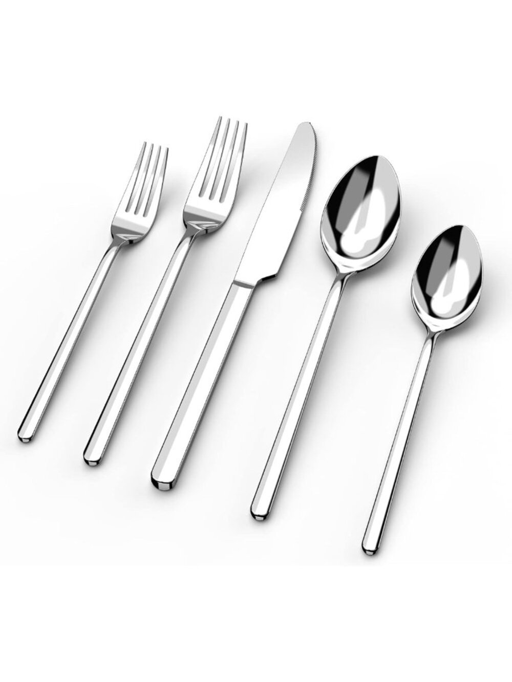 20-Piece Stainless Steel Silverware Set for 4 | Mirror Polished, Dishwasher